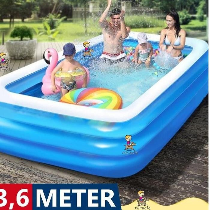 SALE Kolam Renang Anak Besar BESTWAY Kolam Renang Karet Jumbo Family Pool Dewasa