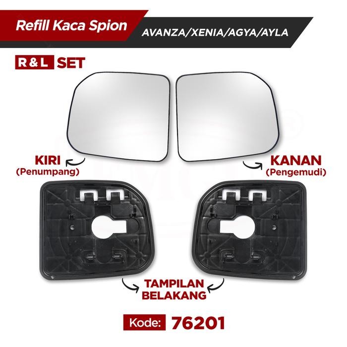 Kaca Spion Refill - Spion Mobil Avanza Xenia Agya Ayla Berkualitas