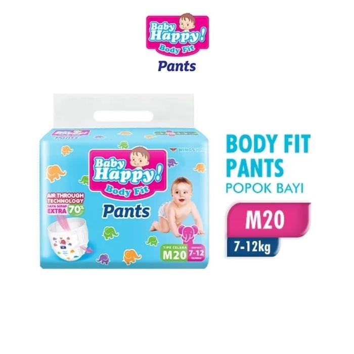 ot2q- Baby Happy Pants M20 M32 Popok Celana M20 M32 Bayi Diaper