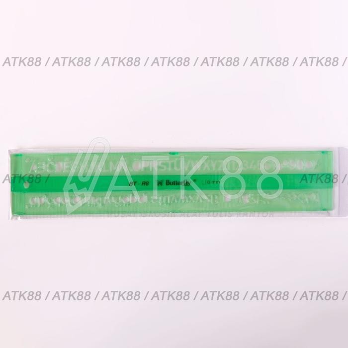 AtK34- Mal Huruf 8Mm Butterfly R-8