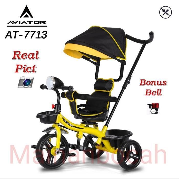 Hobi3s- Sepeda Roda Tiga Aviator 7713 Sepeda Roda Tiga Anak Aviator 7713