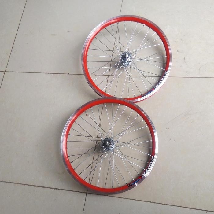 RIMS/VELG SEPEDA 20 SUDAH DI SETEL UNTUK SEPEDA LIPAT,MINION,MINI,BMX