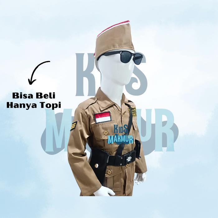 Baju PAHLAWAN anak kostum PEJUANG KEMERDEKAAN kostum pahlawan setelan pejuang baju karnaval pakaian