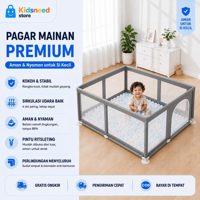 [Ready] Pagar Bayi Pagar Mainan Anak Playground Anak Pagar Bayi Pagar Mainan Bayi Pembatas Kasur