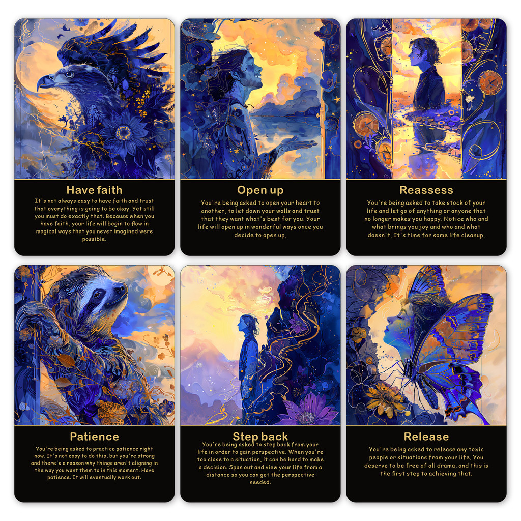 Akashic Oracle Cards, Energy Healing Oracle Deck, Record-Keeping Oracle Cards, Tarot Starter Deck,