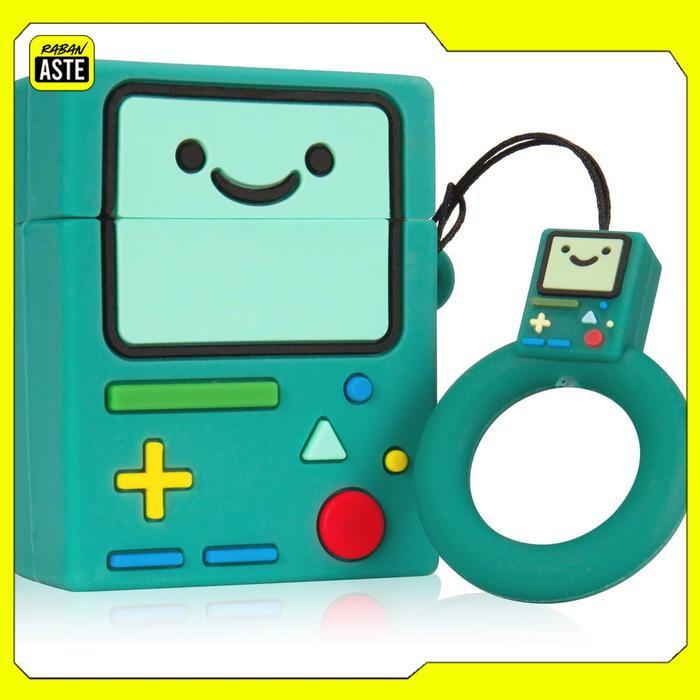 Case AirPods BMO Time Adventure Air pods Gen 1/ 2 /3 / Pro / Pro 2 Cover Earphone - Silicon softcase