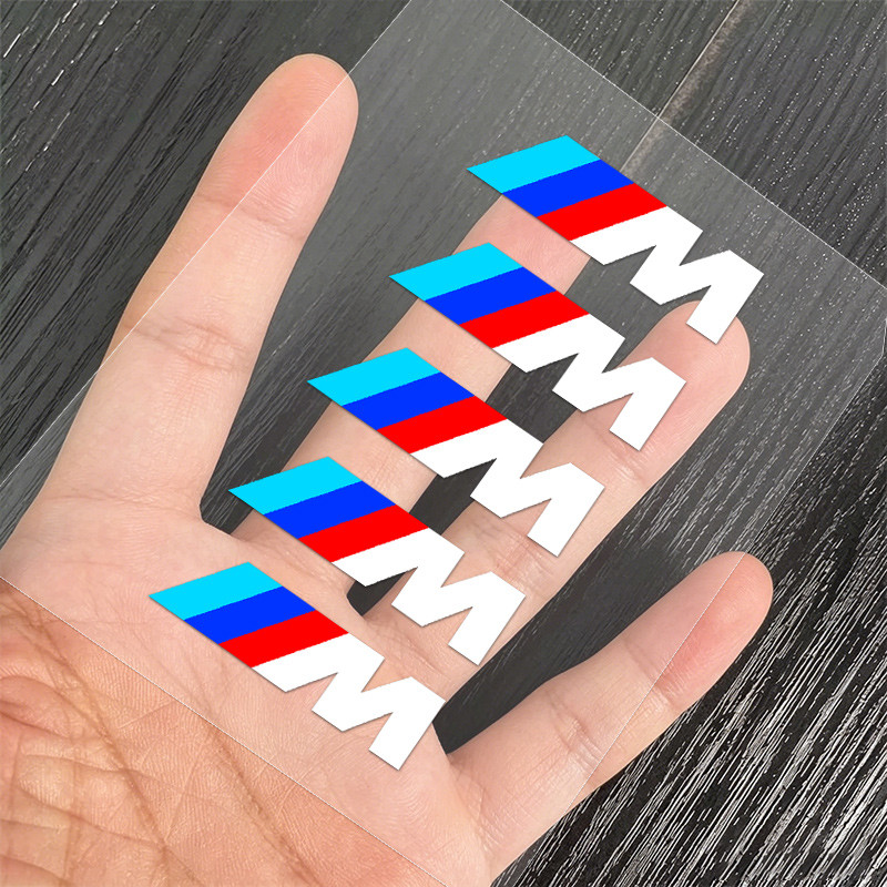 Car Logo For BMW M Emblem E46 E36 E34 F10 E90 Creative Sticker Metal BMW M Emblem E46 E36 E34 F10