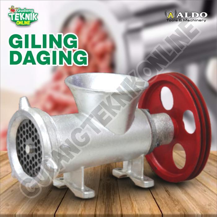 Giling Daging ALDO No42 - Gilingan Daging Doubel Dobel Bearing Pulley / Penggiling Daging ALDO No 42