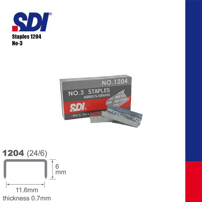 Sdi 1204 Isi Staples / Hekter Besar No.3 10 Box Terlaris