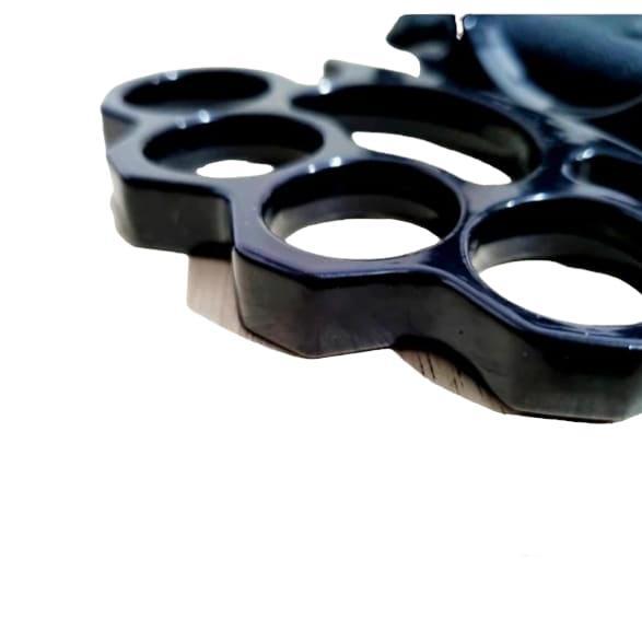 Knuckle Tebal Hitam Krakling Alat Bela Diri Terlaris