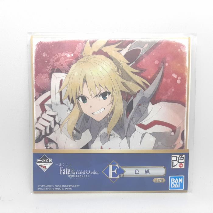 HOT SALE ICHIBAN KUJI SHIKISHI FATE/GRAND ORDER CAMELOT SABER MORDRED FGO TERMURAH