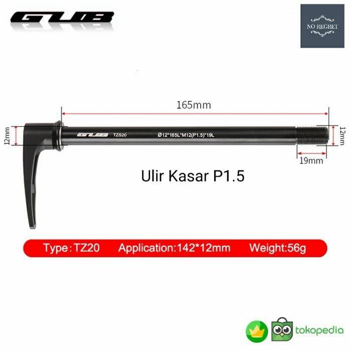 Gub Rear Thru Axle Skewer 12X142