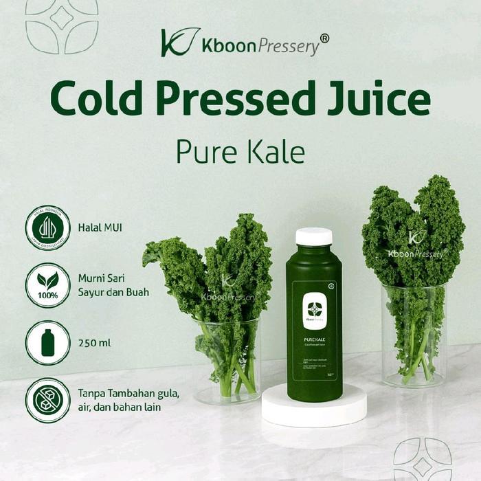 Jus Kale Murni Cold Pressed Sayuran Segar