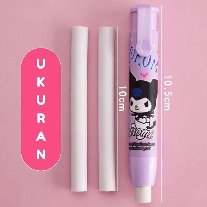 NEW Penghapus Mekanik Lucu / Hapusan Pensil Mekanik / Penghapus Refill