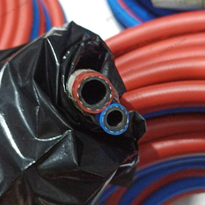 NLG SELANG LAS DOUBLE OKSIGEN LPG ACYTELENE 1/4" X 3/8" - TWIN WELDING HOSE ORIGINAL - SELANG DOBEL