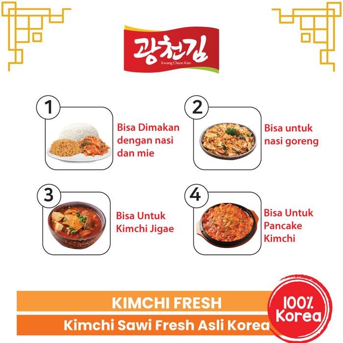 

Mamiseler45 - Kc Kimchi Sawi Fresh 1Kg - Kimchi Korea Halal Makanan Tradisional