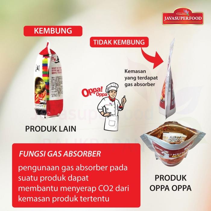 

Mamiseler45 - Kimchi Sawi Fresh 1Kg - Kimchi Korea Halal Authentic Makanan Korea