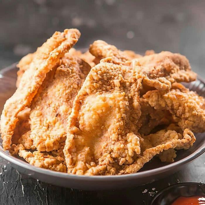 

KERIPIK KULIT AYAM CRISPY 250GR !!!