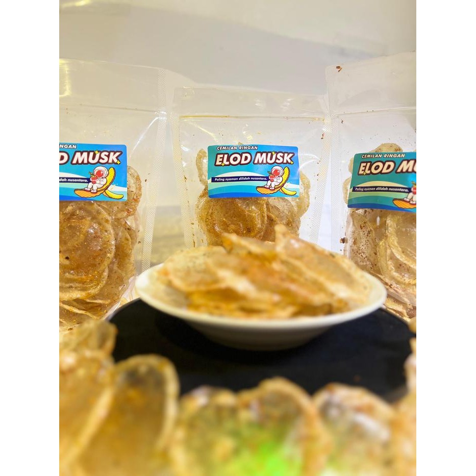 

500GR KERIPIK ELOD KACA ORIGINAL PEDAS - MAKANAN RINGAN