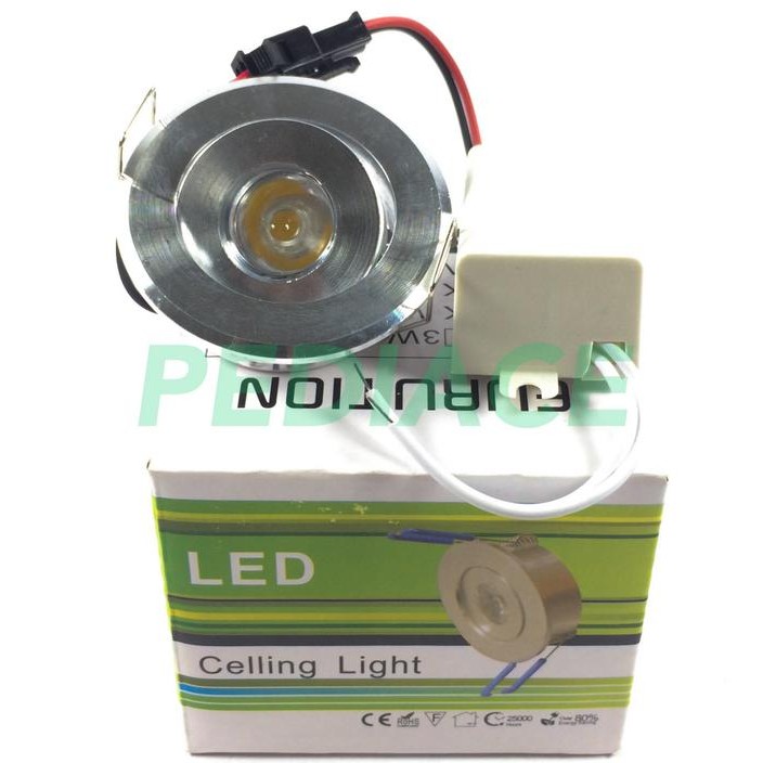 Pilihan- Lampu Led Spotlight Inbow/ Tanam Kecil 1W 1 Watt 1 Mata Sorot Eurution