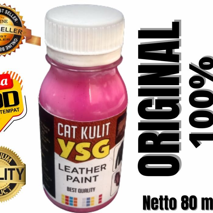 cat tas kulit,cat jaket kulit,cat sepatu kulit warna magenta 80 ml