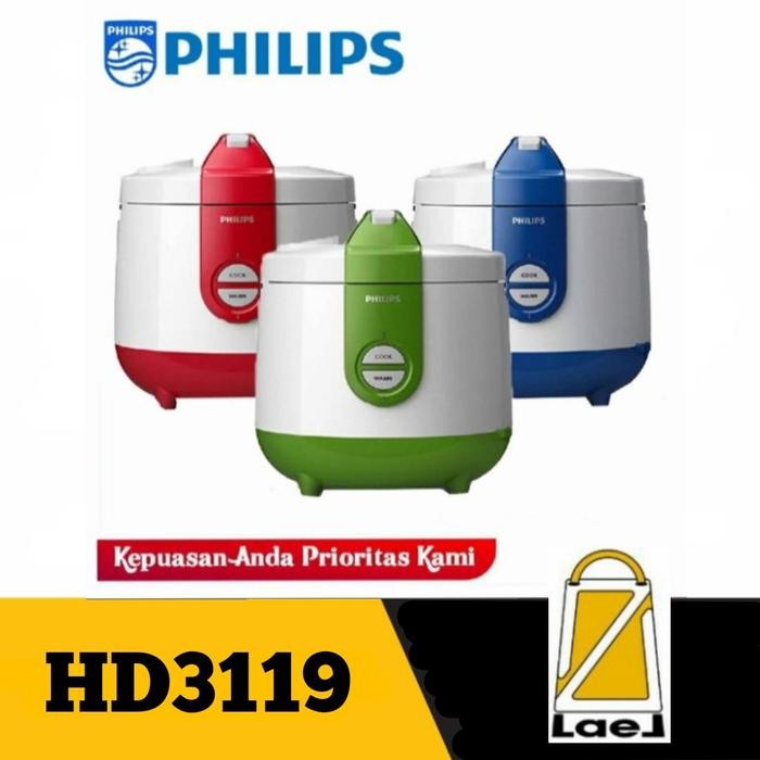 Philips Rice Cooker 2 Liter Hd3119 Rice Cooker 3 In 1 Merah Biru Hijau