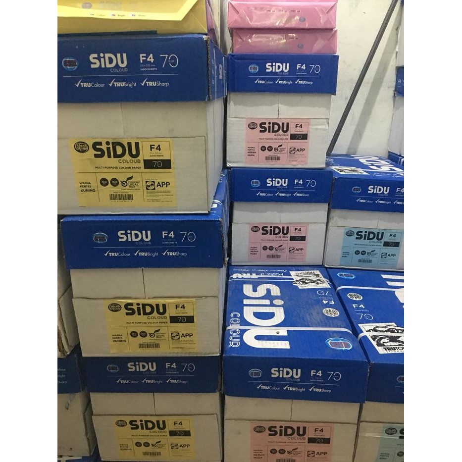 

Kertas Hvs Warna F4-70 Sidu