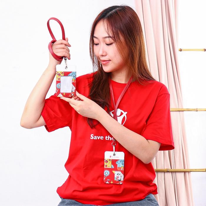 

SAVE THE CHILDREN ID Card Holder 2.0 Lanyard Semi Leather