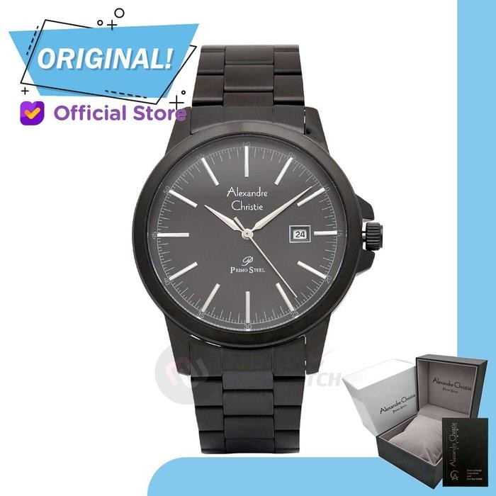 Jam Tangan Pria Analog Alexandre Christie 1008MD AC1008 AC 1008 MD 1008 MDBIPBA Original Garansi