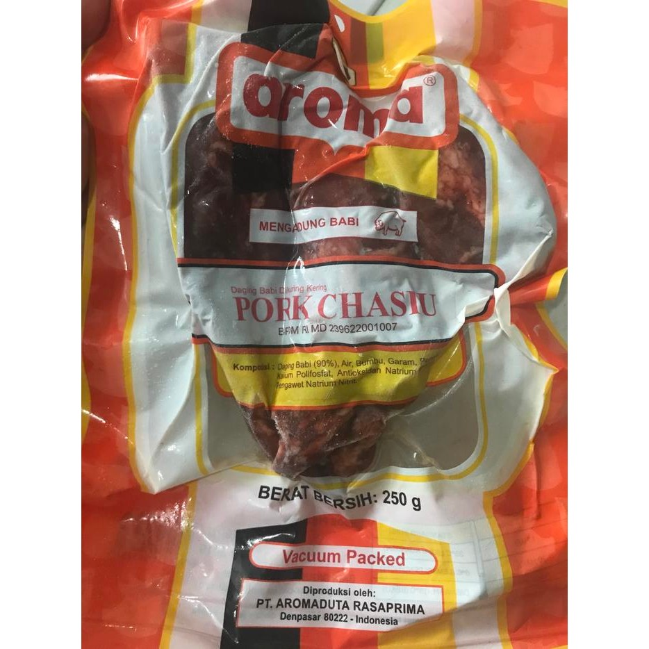 

Pilihan- Aroma Pork Chasiu / Pork Char Siu/ Pork Chasio 250Gr