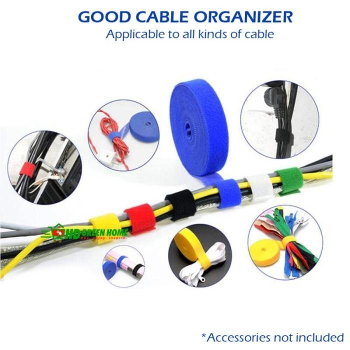 

Pengikat Atau Perekat Cable 1 Cm 25 Meter / Pengikat Kabel Fo