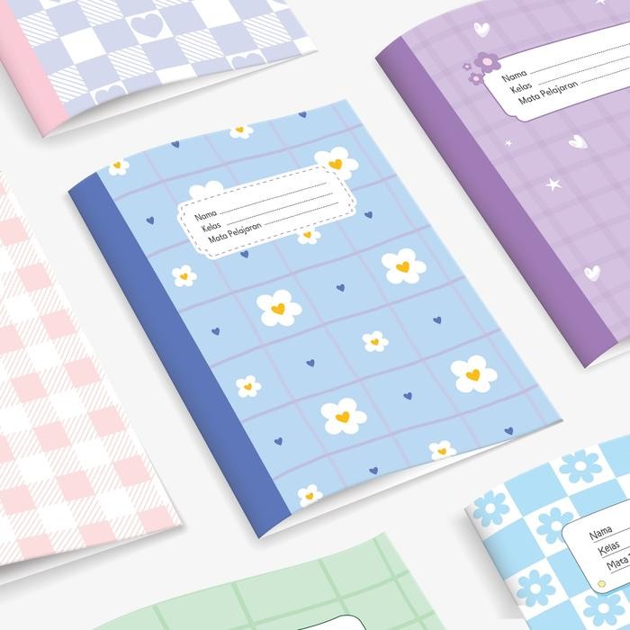 

bukuqu (Isi 10 lbr) Sampul buku tulis Uk A5/B5 - Sampul Aesthetic - Korean book cover