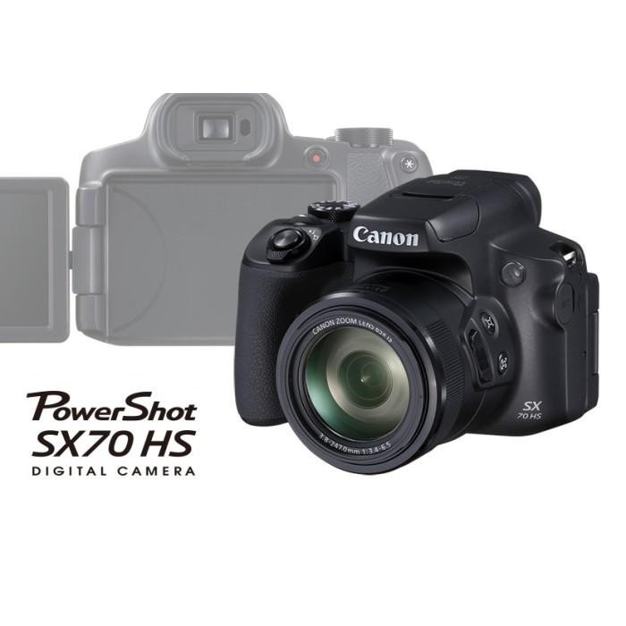 Canon PowerShot SX70HS / SX 70 HS 4K / Canon SX-70 HS / SX70HS Shopeseler