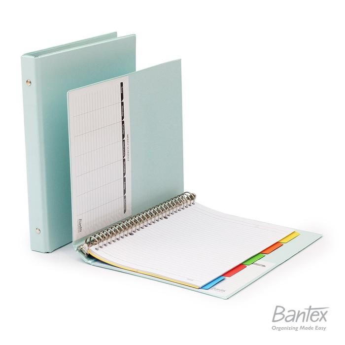 

Bantex Multiring Binder 26 Ring 25mm B5 Cool Aqua 1326 76
