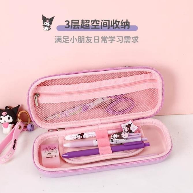 

KOTAK PENSIL 3D SANRIO ORI / TEMPAT PENSIL KUROMI / TEPAK PENSIL KITTY