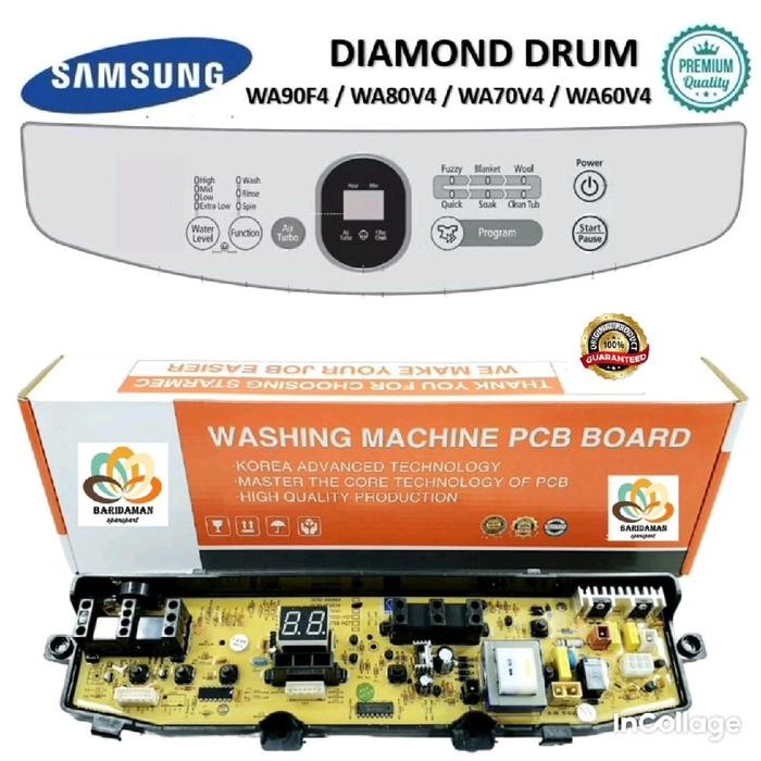 PCB Modul MESIN CUCI 6 tomobol DIAMOND DRUM WA90F4 WA80V4 WA60V4 WA90V4 WA90V3 WA70V4 WA85V3 WA85W9