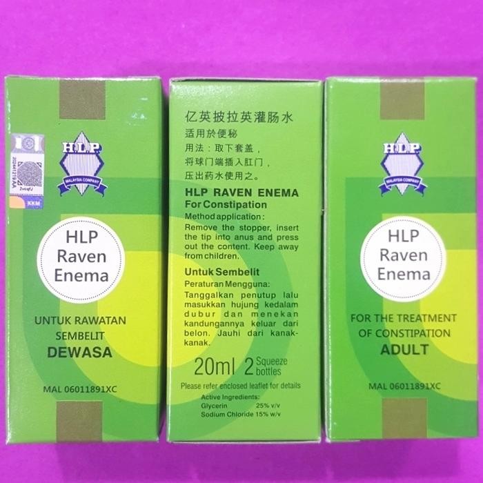 HLP Raven Enema Adult/HLP Raven Enema Dewasa/Tong Pian Lo Tua Lang