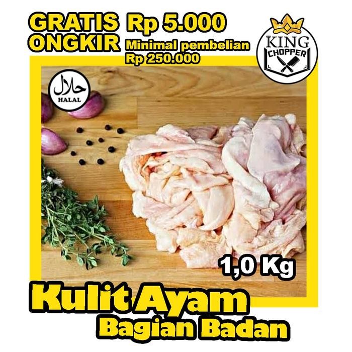 

Pilihan- Kulit Ayam Bagian Dada Frozen Beku Fresh Segar Murah Premium 1 Kg