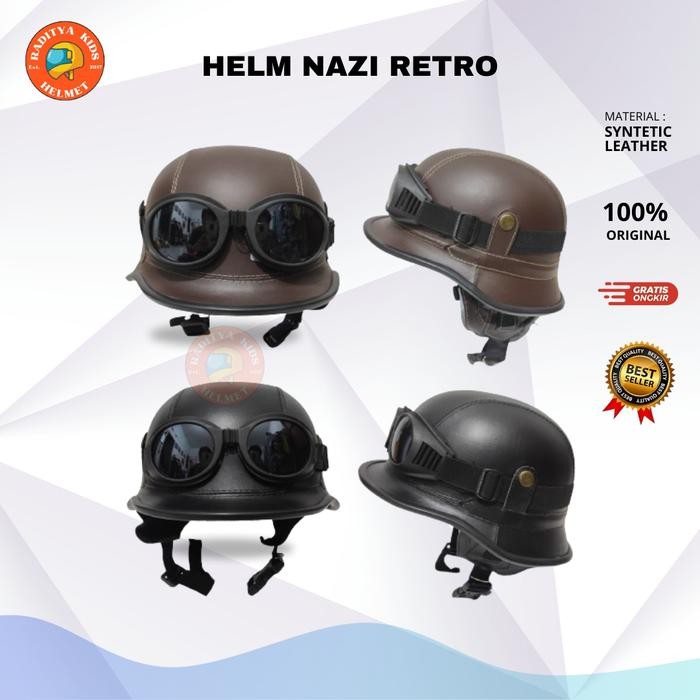 Pilihan- Helm Klasik Dewasa - Retro