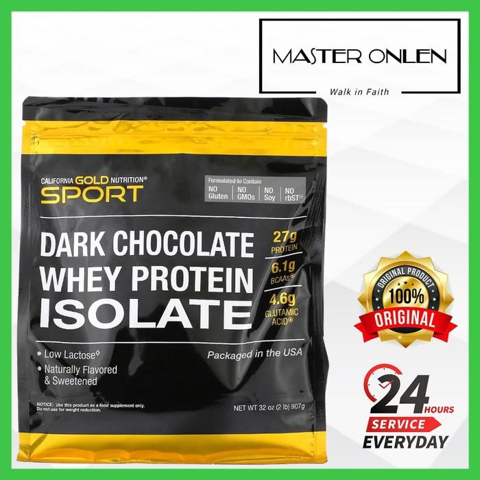 California Gold Nutrition Sport Whey Protein Isolate 907 gram Usa