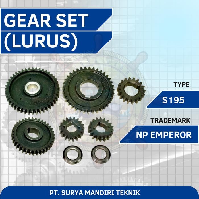 S195 Gear Set Lurus (Black) Np Emperor
