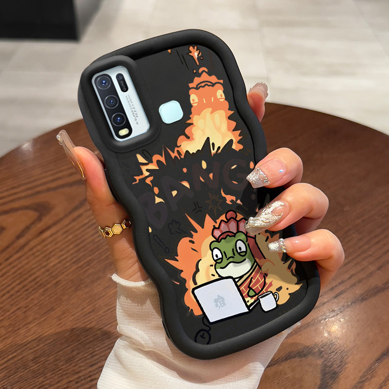 Casing Untuk VIVO Y50 Y30 Y30i Case Softcase Kesing Situasi pekerja saat ini pola Casing silikon Can