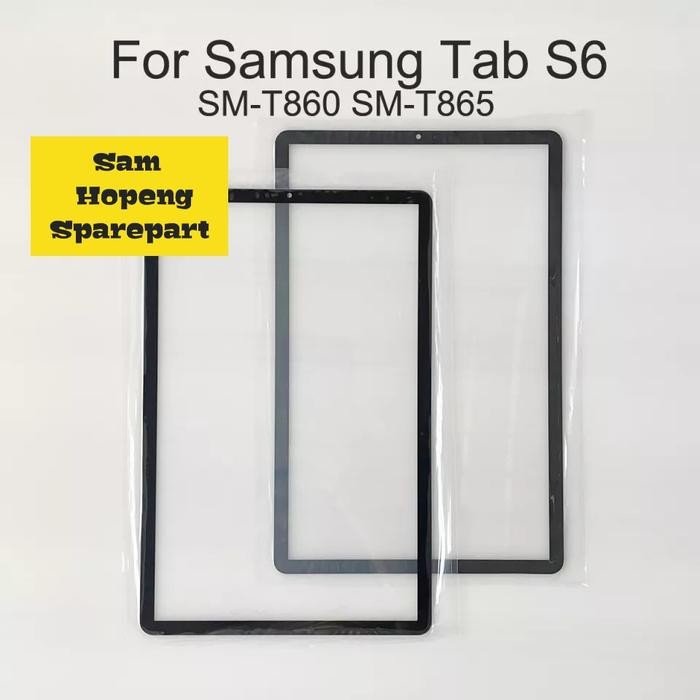 Pilihan- Kaca Depan Lcd / Touchscreen / Glass Samsung Tab S6 2019 T865 T860