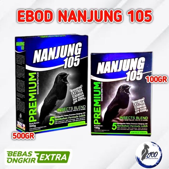 Pilihan- Pur Burung Nanjung 105 Voer Pelet Ebod Jaya Pakan Burung Nanjung