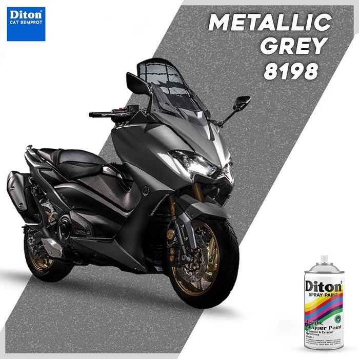 Pilihan- Cat Semprot Diton - Metallic Grey 8198