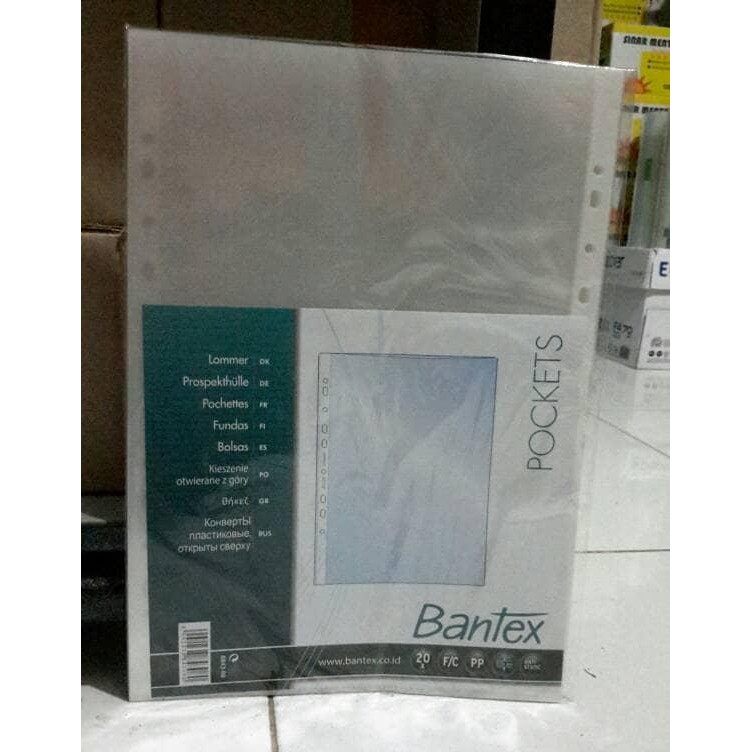OJ Bantex sheet protector F4