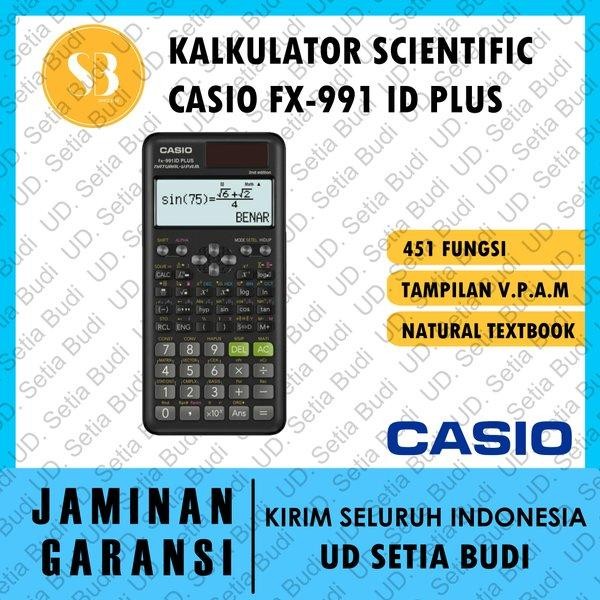 

New Kalkulator CASIO FX-991 ID Plus Asli dan Bergaransi