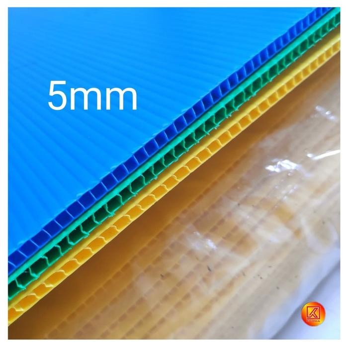 Pilihan- Impraboard Lembaran / Papan Plastik Gelombang Uk.100 X 150 Tebal 5Mm