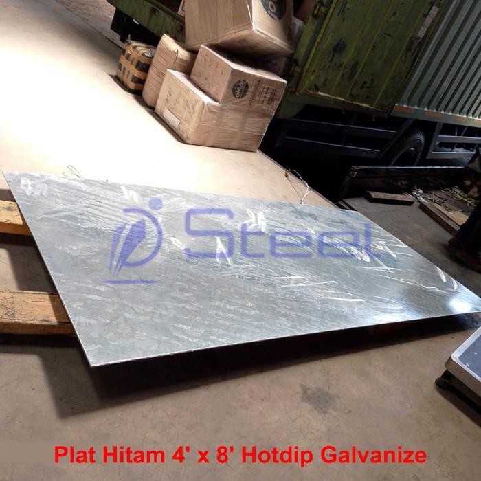 Plat Hitam Galvanis 3.0mm SPHC SS400 Plat Eser 3,0 mm Hotdip Galvanize