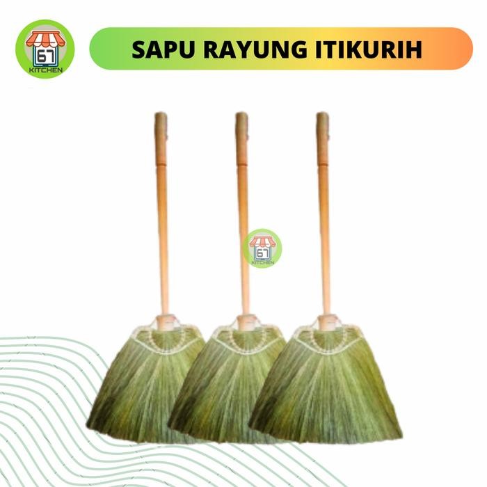 ORIGINAL Sapu Rayung Itikurih Sapu Lantai Sapu Rayung Tradisional Sapu Murah READY STOCK